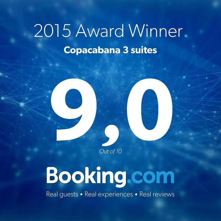 Copacabana 3 Suites, Andar Alto Com Vista Mar, 9 Camas, Enorme, Wifi 300Mb, Ar Condicionado Em Todas Suites, Pauloangerami Mvc1812 リオデジャネイロ エクステリア 写真