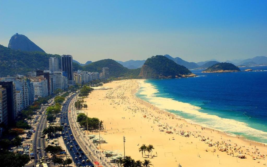 Copacabana 3 Suites, Andar Alto Com Vista Mar, 9 Camas, Enorme, Wifi 300Mb, Ar Condicionado Em Todas Suites, Pauloangerami Mvc1812 リオデジャネイロ エクステリア 写真
