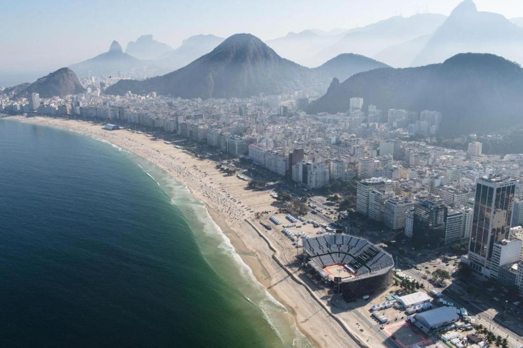 Copacabana 3 Suites, Andar Alto Com Vista Mar, 9 Camas, Enorme, Wifi 300Mb, Ar Condicionado Em Todas Suites, Pauloangerami Mvc1812 リオデジャネイロ エクステリア 写真