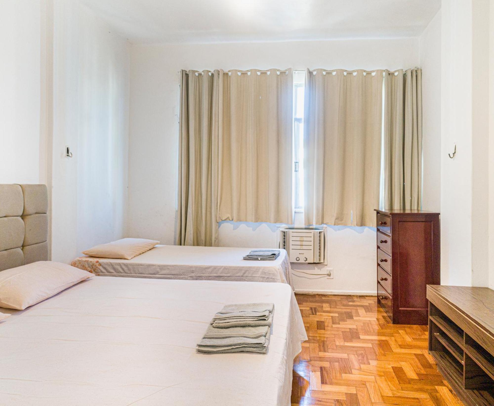 Copacabana 3 Suites, Andar Alto Com Vista Mar, 9 Camas, Enorme, Wifi 300Mb, Ar Condicionado Em Todas Suites, Pauloangerami Mvc1812 リオデジャネイロ エクステリア 写真