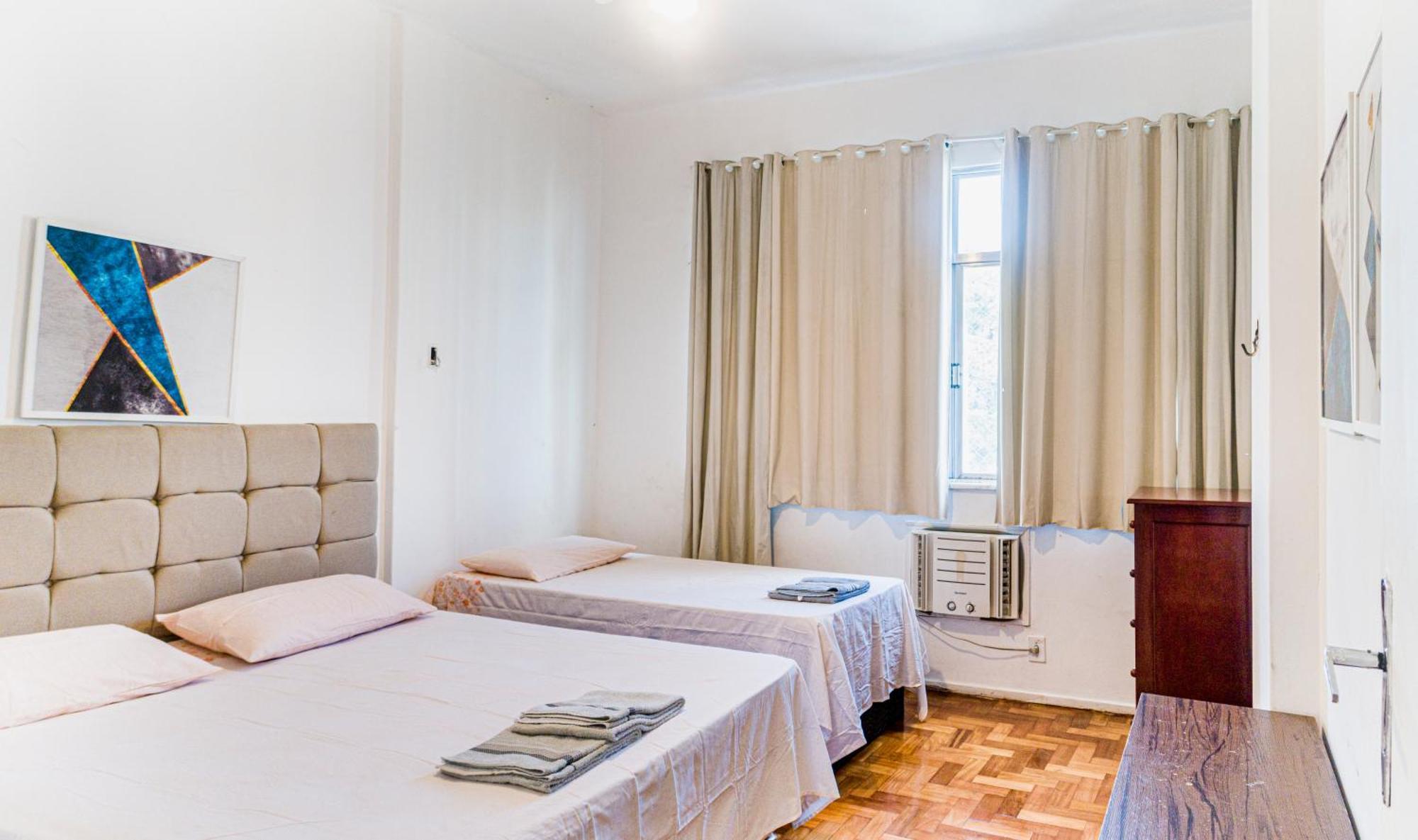 Copacabana 3 Suites, Andar Alto Com Vista Mar, 9 Camas, Enorme, Wifi 300Mb, Ar Condicionado Em Todas Suites, Pauloangerami Mvc1812 リオデジャネイロ エクステリア 写真